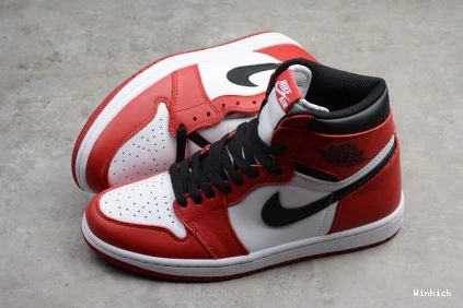 RETRO JORDAN RED AIR CHICAGO 1 OG HIGH 555088-101 1209